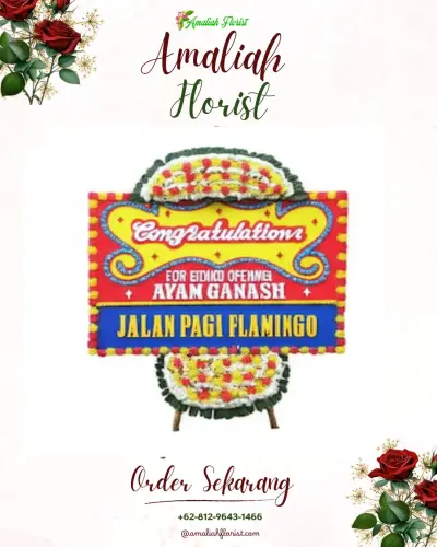 Bunga Papan Congratulation di Perwira